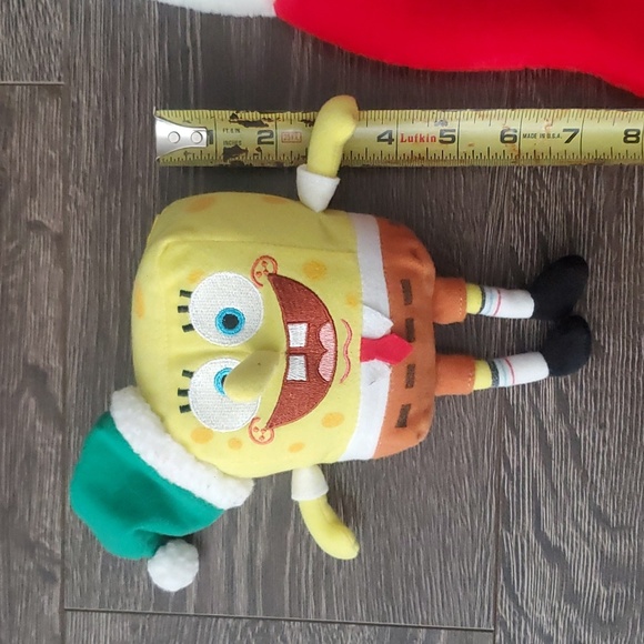 Spongebob Squarepants 2005 Christmas Stocking Plush 15" long Vintage - Picture 8 of 9